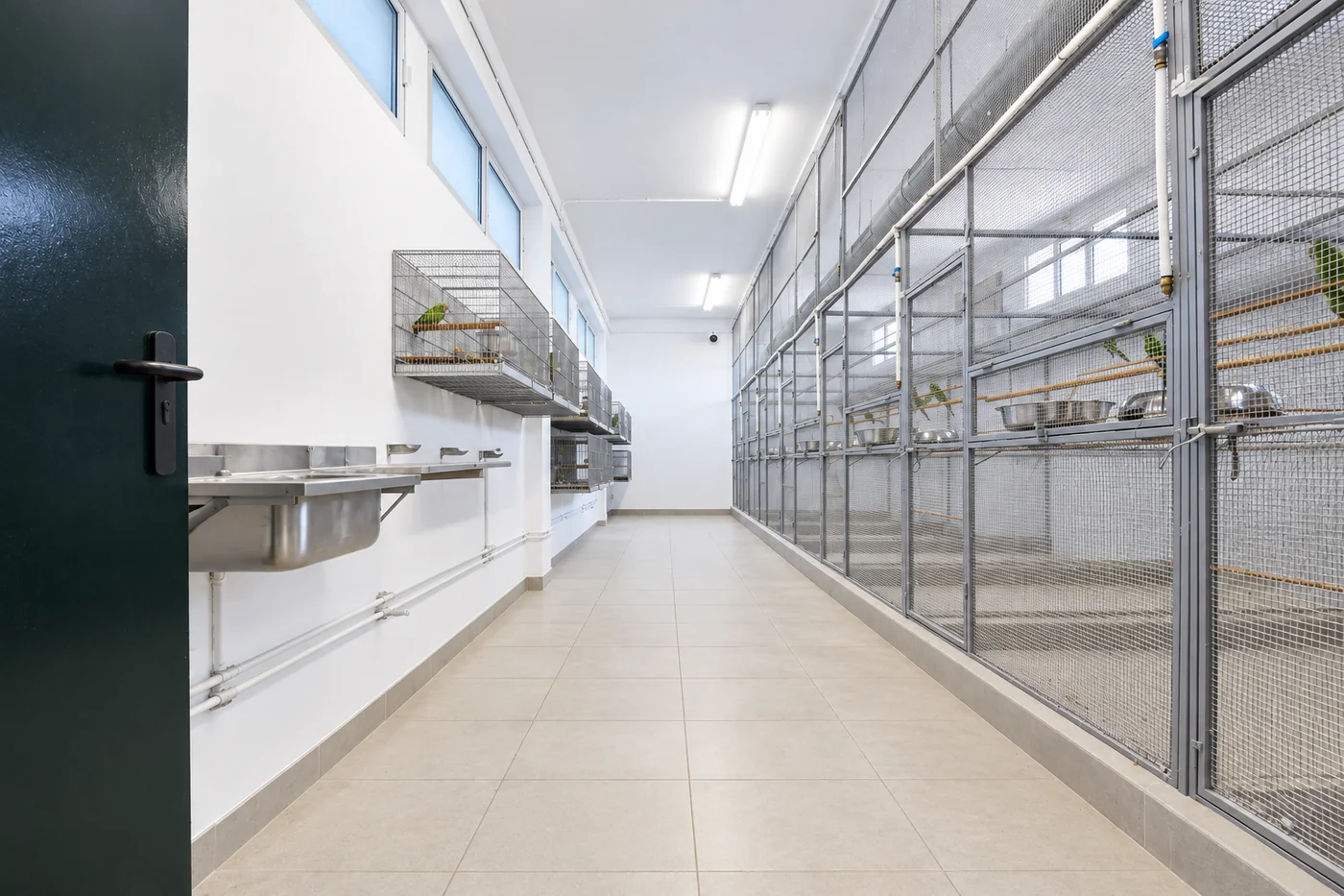 Indoor quarantine room